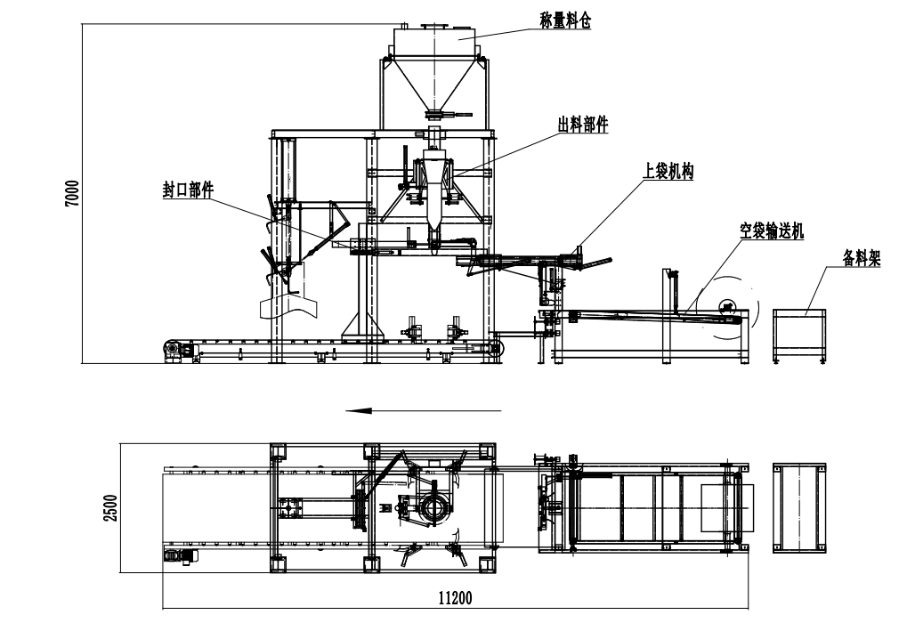 全自動噸袋包裝秤,全自動噸袋包裝機,全自動大袋包裝秤