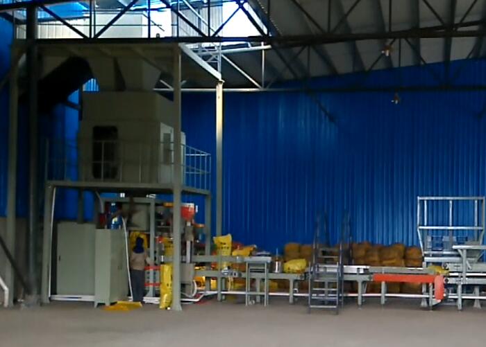 碼垛機械與包裝機械的生產線 全自動包裝機